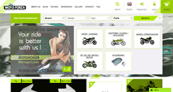 Desktop Screenshot of motoforzafairings.com